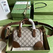 Gucci duffle brown bag with Interlocking G bag - 5