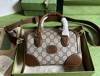 Gucci duffle brown bag with Interlocking G bag