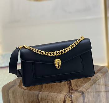 Bvlgari Serpentine east-west maxi chain shoulder bag 