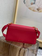 Bvlgari Serpentine east-west maxi chain red shoulder bag - 5