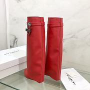 Givenchy Shark high red boots - 2