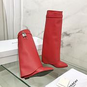 Givenchy Shark high red boots - 5