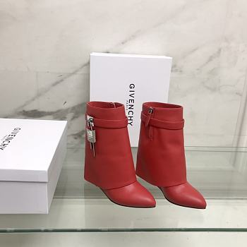 Givenchy Shark red short boots