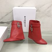 Givenchy Shark red short boots - 3