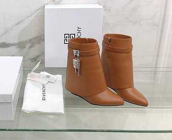 Givenchy Shark brown short boots