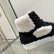 Chanel High Top Shearling Sneakers - 6