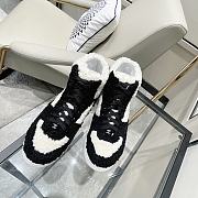 Chanel High Top Shearling Sneakers - 2