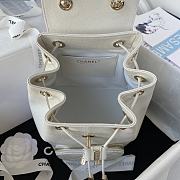 Chanel white calfskin backpack - 2