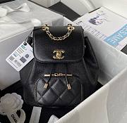 Chanel black calfskin backpack  - 1