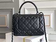 Chanel Large Trendy CC Bag so black lambskin bag - 5