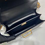 Prada Cahier black leather shoulder bag 1BD045 - 4