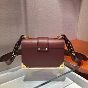 Prada Cahier red leather 1BD045 shoulder bag - 6