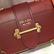 Prada Cahier red leather 1BD045 shoulder bag - 2