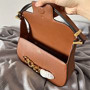 Valentino Garavani VLOGO chain brown leather bag - 5