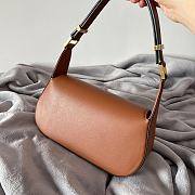 Valentino Garavani VLOGO chain brown leather bag - 6