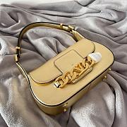 Valentino Garavani VLOGO chain gold leather bag - 1