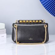 Valentino Garavani Stud Sign black leather bag - 2