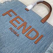 Fendi tote denim bag  - 4