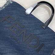 Fendi tote dark denim bag - 5