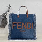 Fendi tote small denim bag - 1