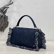 Fendi Baguette dark denim bag  - 4