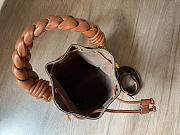 Fendi MON TRESOR brown twist handle bag - 2