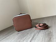 Fendi MON TRESOR brown twist handle bag - 3