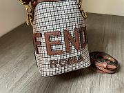 Fendi MON TRESOR brown twist handle bag - 4