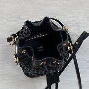 Fendi MON TRESOR net black leather bag - 3