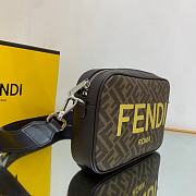 Fendi Camera Case Black FF fabric bag - 4