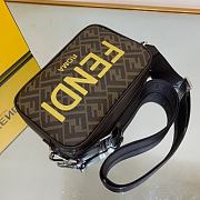 Fendi Camera Case Black FF fabric bag - 2