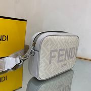 Fendi Camera Case white FF fabric bag - 6