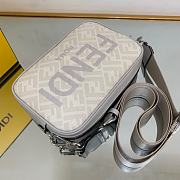 Fendi Camera Case white FF fabric bag - 5