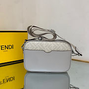 Fendi Camera Case white FF fabric bag - 3