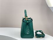 Fendi Peekaboo crocodile leather hand bag - 6