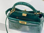 Fendi Peekaboo crocodile leather hand bag - 4