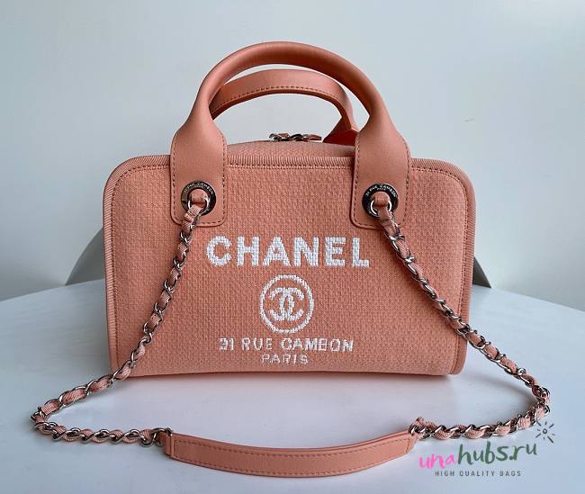 CHANEL Deauville Bowling 2way shoulder bag 02 - 1