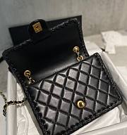 Chanel 22C New Black Tofu Bag  - 4