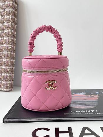Chanel CC vanity pink 2 way bag