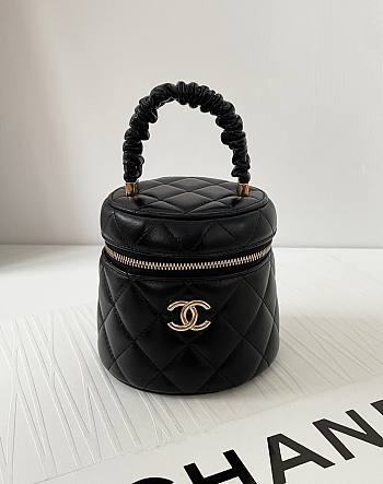 Chanel CC vanity black 2 way bag