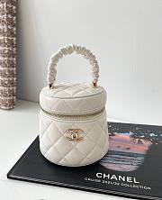 Chanel CC vanity white 2 way bag - 1