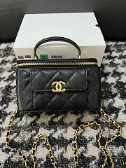 Chanel 22A Quilted Mini Vanity Bag - 1