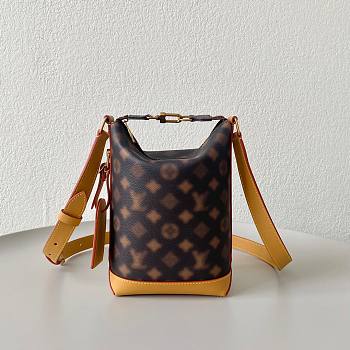 Louis Vuitton Hobo Cruiser PM Blurry Monogram Brown Bag
