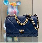 Chanel 19 Flap Large Blue Bag - 1