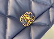 Chanel 19 Flap Large Blue Bag - 4