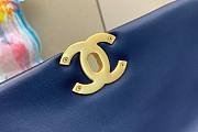 Chanel 19 Flap Large Blue Bag - 5