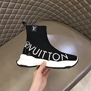 Louis Vuitton Men Run Black Sneaker  - 2