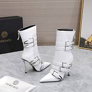Versace white boots  - 4