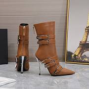 Versace brown boots - 4