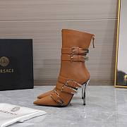 Versace brown boots - 3